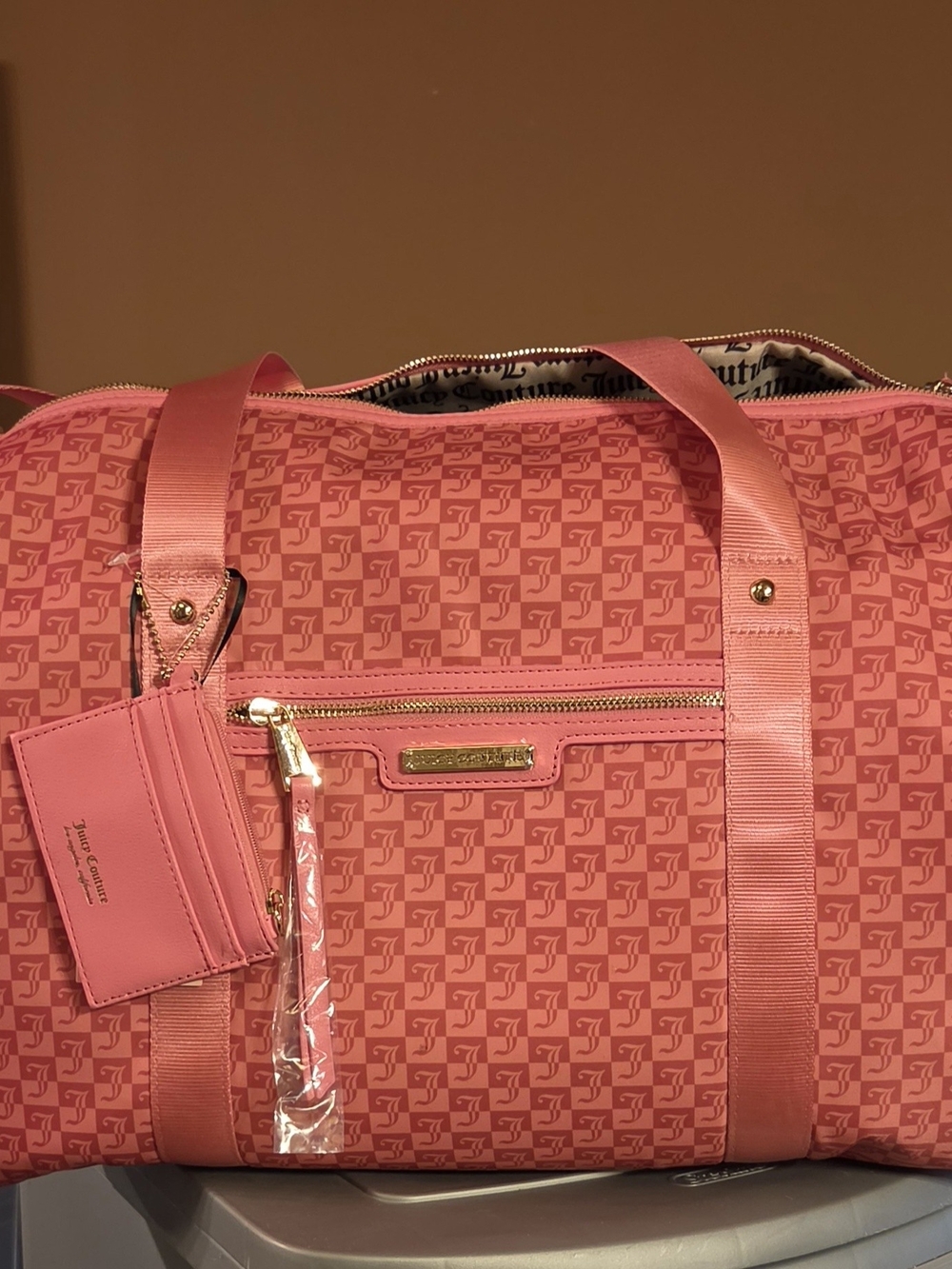 Juicy Couture Rosie Weekender Bag in Pink Lemonade